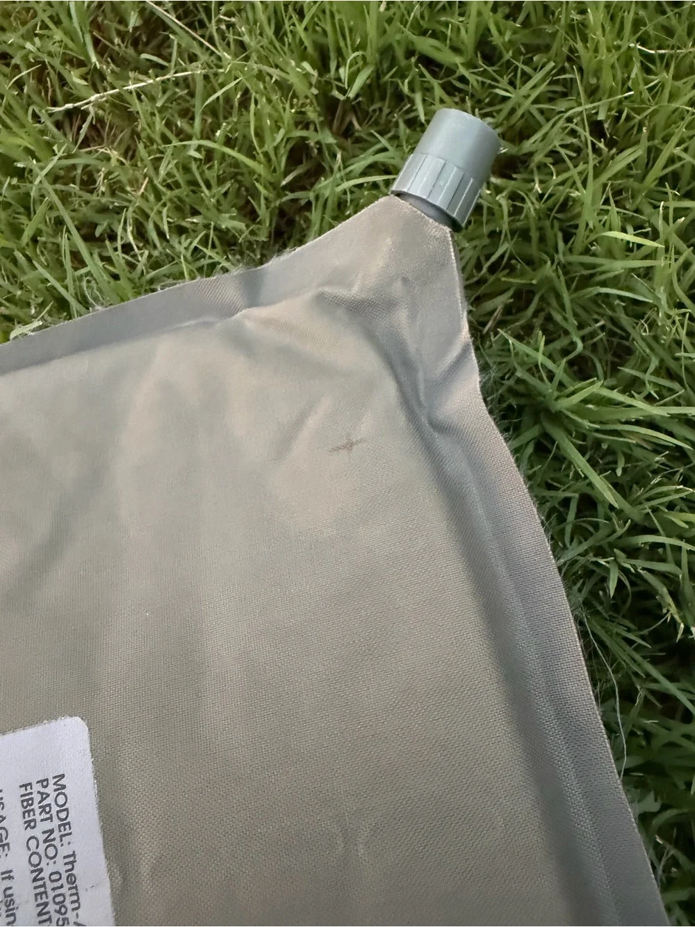 Military Self-Inflating Sleeping Pad Grey Foliage Green